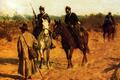 "Разъезд польских повстанцев" (1872). Художник Максимилиан Герымский. Изображение: commons.wikimedia.org