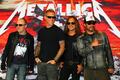 Музыканты группы Metallica - барабанщик Ларс Ульрих, вокалист и гитарист Джеймс Хэтфилд, гитарист Кирк Хэмметт и басист Роберт Трухильо. Фото: Reuters