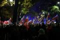 Люди протестуют перед зданием Конституционного трибунала Польши, Варшава, 31 октября 2026 года. Фото: Agencja Wyborcza.pl via REUTERS