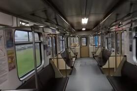 Вагон метро. 2026 год, Минск. Скриншот видео