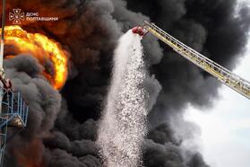 Последствия российского удара, 31 октября 2026 года. Фото: ГСЧС