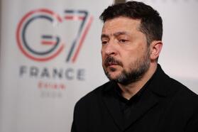 Президент Украины Владимир Зеленский на саммите G7, Франция, 16 июня 2026 года. Фото: Reuters