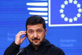 Владимир Зеленский на пресс-конференции. 16 октября 2026 года, Брюссель, Бельгия. Фото: Reuters