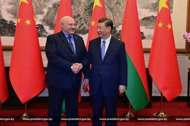 Александр Лукашенко и Председатель КНР Си Цзиньпин. 4 декабря 2023 года. Фото: president.gov.by
