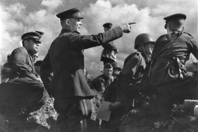 Командующий Степным фронтом генерал-полковник Иван Конев. Август 1943 года. Фото: Mil.ru, CC BY 4.0, commons.wikimedia.org