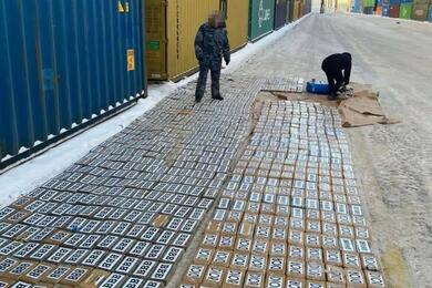 В порту Санкт-Петербурга обнаружили более тонны кокаина из Никарагуа. Январь 2024 года. Фото: ФТС РФ