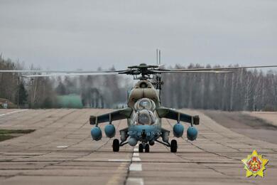 Вертолеты Ми-35М. Фото: Минобороны Беларуси
