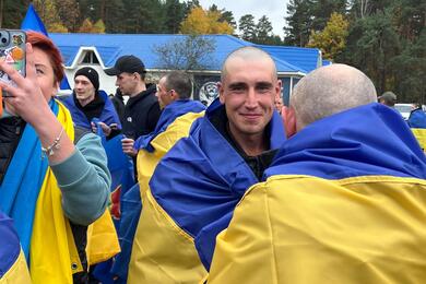 Украина и Россия 23 октября провели обмен военнопленными по схеме 270 на 270. Фото: Телеграм-канал Владимира Зеленского