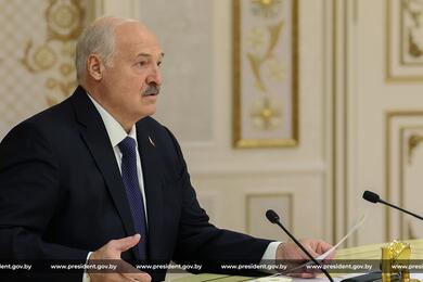 Александр Лукашенко на встрече с губернатором Брянской области России Егором Ковальчуком. 20 октября 2026 года, Минск. Фото: president.gov.by