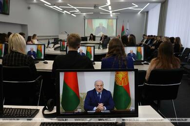 Александр Лукашенко на встрече со студентами. Минск. 29 января 2021 года. Фото: БЕЛТА