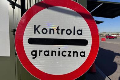 Пограничный контроль в Польше. Фото: Пограничная служба Польши