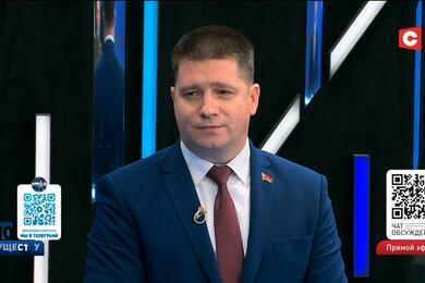 Заместитель министра образования Беларуси Александр Кадлубай. Ноябрь 2023 года. Фото: СТВ