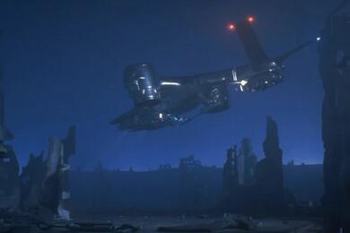 Дрон-киллер HK-Aerial из научно-фантастического фильма «Терминатор» 1984 года, режиссер Джеймс Кэмерон. Фото: скриншот из фильма