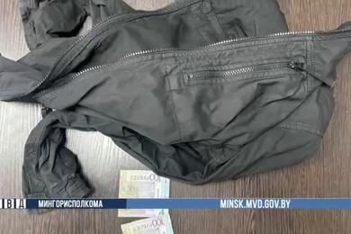 Студент украл чужой кошелек. Скриншот видео ГУВД Минска