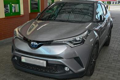 Toyota, на которой беларус пытался выехать в Россию. 19 октября 2026 года, Польша. Фото: strazgraniczna.pl