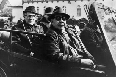 Леонид Брежнев (справа) в ГДР в 1971 году. Фото: German Federal Archive