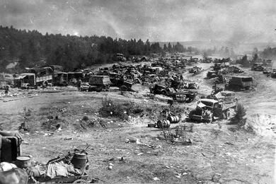 Разгромленные немецкие войска в Беларуси. Лето 1944 года. Фото: wikipedia.org