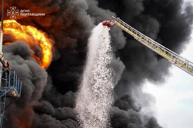 Последствия российского удара, 31 октября 2026 года. Фото: ГСЧС