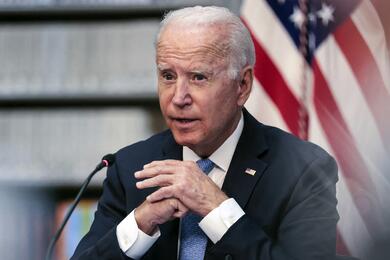 DC: President Joe Biden hosts a meeting with business leaders and CEOs on the COVID-19 response