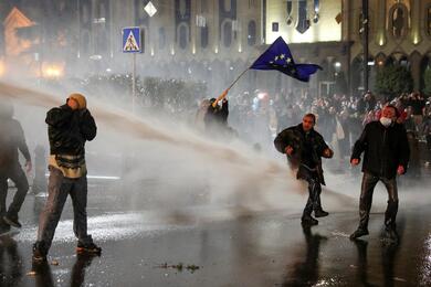 Протесты в Грузии. 7 марта 2023 года. Фото: Reuters