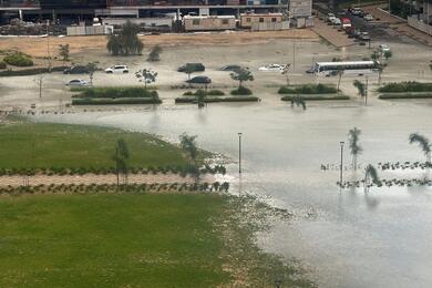 Наводнение в Дубае (ОАЭ) из-за сильного ливня. 16 апреля 2024 года. Фото: Reuters