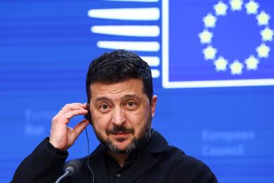 Владимир Зеленский на пресс-конференции. 16 октября 2026 года, Брюссель, Бельгия. Фото: Reuters