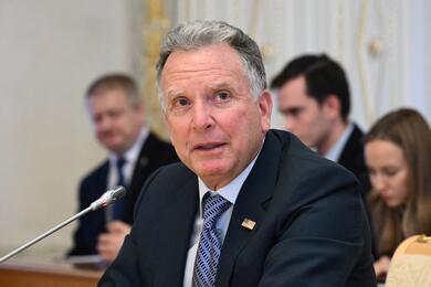 Специальный посланник США Стив Уиткофф в Санкт-Петербурге, Россия, 21 октября 2026 года. Фото: Reuters