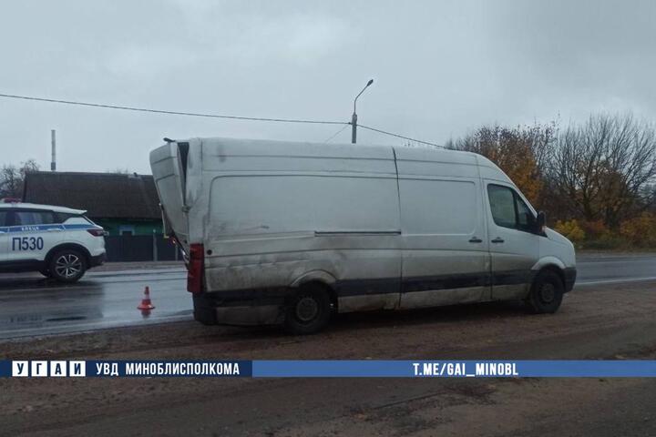 Место ДТП. 26 октября 2026 года, Клецкий район. Фото: ГАИ