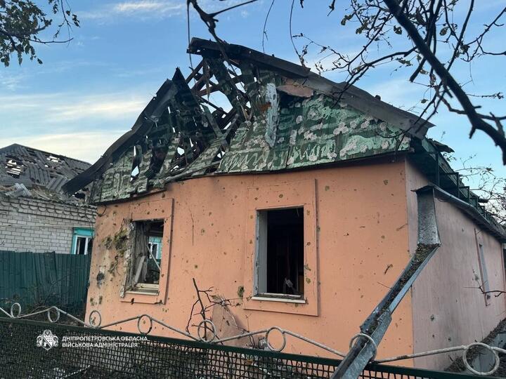 Днепропетровская область после российской атаки, 20 октября 2026 года. Фото: Днепропетровская областная военная администрация