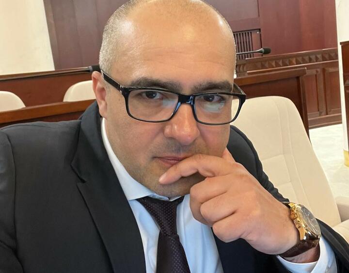 Олег Гайдукевич в парламенте, май 2023 года. Фото: t.me/gajdukevichh