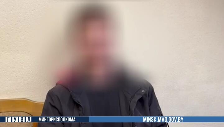 Минчанин, который стал жертвой злоумышленников. Октябрь 2026 года, Минск. Скриншот видео