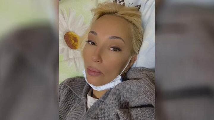 Лера Кудрявцева в минской больнице, 10 декабря 2023 года. Фото: скриншот видео в Instagram ведущей