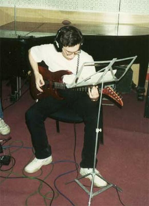 Дмитрий Басик, запись альбома Life That Kills. Минск, 8 мая 1996 года. Фото: из архива vcrusade.com.