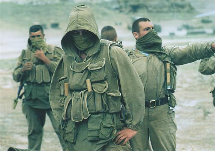 Спецназ РФ в Дагестане, 25 августа 1999 года. Фото: Aleksey Yermolov