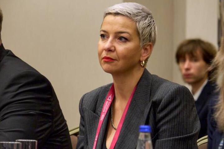 Мария Колесникова на Варшавском форуме по безопасности, 12 октября 2026 года. Фото: пресс-служба Светланы Тихановской