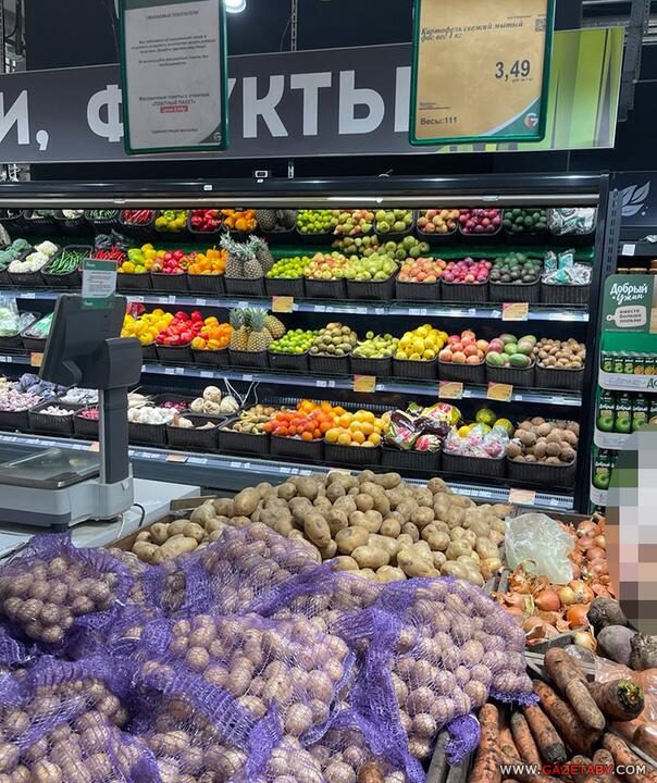 Картофель в магазинах Минска. Май 2025 года. Фото: "Салідарнасць" Картофель в магазинах Минска. Май 2025 года. Фото: "Салідарнасць"