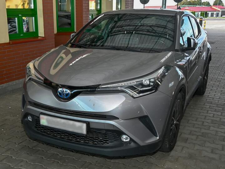 Toyota, на которой беларус пытался выехать в Россию. 19 октября 2026 года, Польша. Фото: strazgraniczna.pl