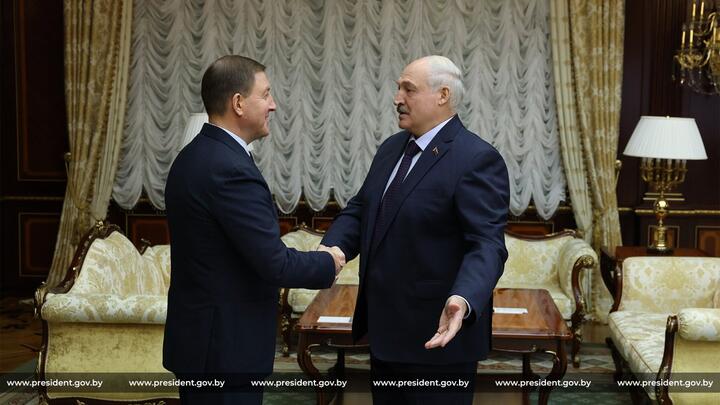 Встреча Александра Лукашенко с главой Республики Алтай Андреем Турчаком. 29 октября 2026 года. Фото: пресс-служба Лукашенко