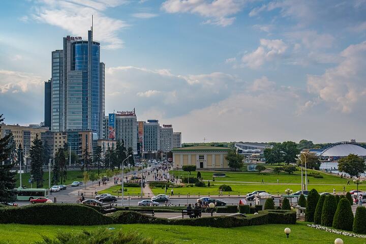 Проспект Победителей в Минске. Фото: Homoatrox / commons.wikimedia.org, Creative Commons Attribution-Share Alike 3.0 Unported