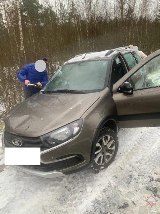 Последствия снегопада в Брестской области. 23 ноября 2023 года. Фото: МЧС