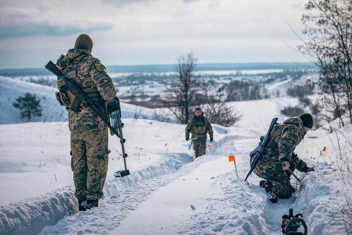 Саперы 101 отдельной бригады Территориальной обороны Закарпатья. Фото: facebook/GeneralStaff.ua