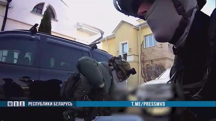 Задержание в Орше. Скриншот видео МВД