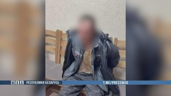Подозреваемый в тройном убийстве. Скриншот видео МВД