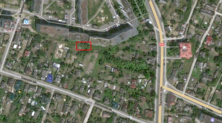 Слева выделено место обнаружения ноги. Преступление произошло в одном из частных домов рядом. Скриншот: «Яндекс.Карты»