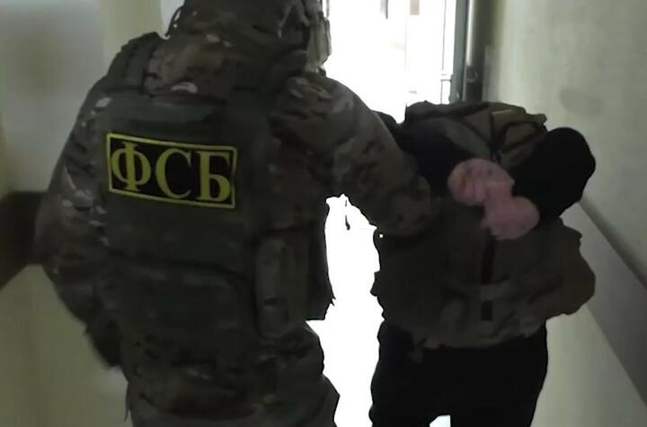 Задержание белоруса в Воронеже. Скриншот видео ФСБ