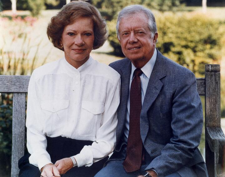 Розалин и Джимми Картер, 1993 год. Фото: Reuters