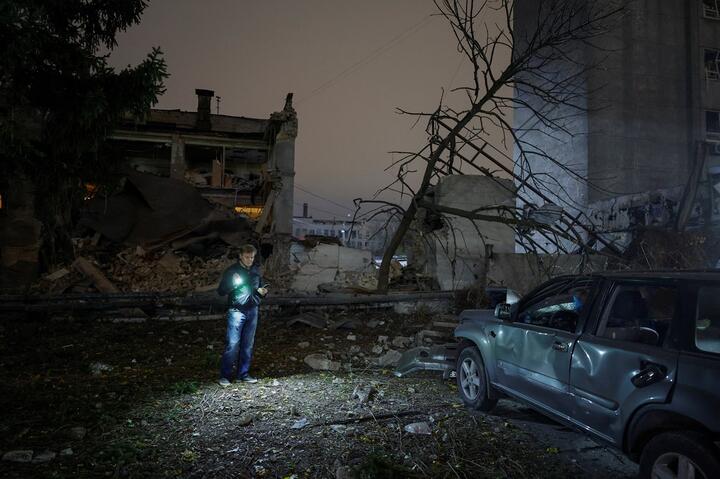 Последствия российского удара по Киеву, Украина, 27 октября 2026 года. Фото: Reuters