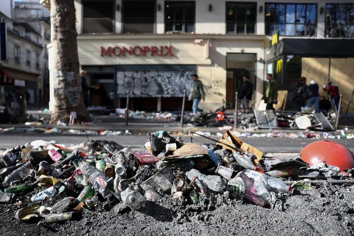 Беспорядки в Париже. Октябрь 2026 года, Франция. Фото: Reuters