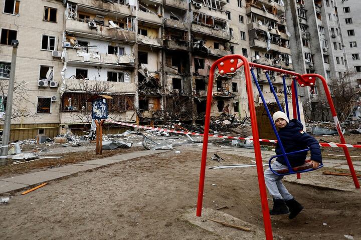 Киев, Украина. 25 февраля 2022 года. Фото: Reuters